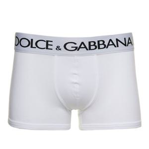 돌체앤가바나 화이트 스트레치 코튼 박서 M4B97J ONN97W0800