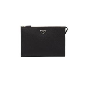 프라다 사피아노 레더  파우치 블랙 2VF030-9Z2-F0002