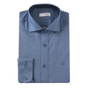 [듀퐁셔츠] (듀퐁)24년 FW 신상 -SE4FM21LS314SNY(네이비)- 슬림핏 와이드카라 스트레치 솔리드 긴팔셔츠 SE4FM21LS314