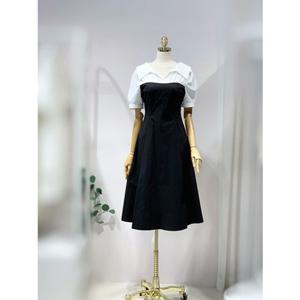 [올리브데올리브] 올리브데올리브 (OW5MO459) 셔츠 레이어드 반팔 원피스 OW5MO459