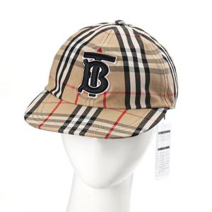 버버리 모노그램 빈티지 체크 볼캡 아카이브 베이지 8068032