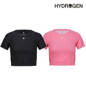 [하이드로겐] 크롭 반팔 래쉬가드 H21D2ST195