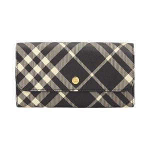 버버리 체크 롱 월렛 블랙 8095269