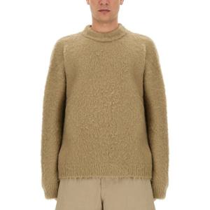 아크네스튜디오 베이지 퍼지 텍스처 크루넥 스웨터 B60279 CQL