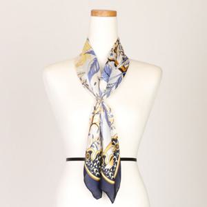 [샵앤]여성 중년 가을 잎새 실크필링 고급 스카프 LMD-WSC-0376-