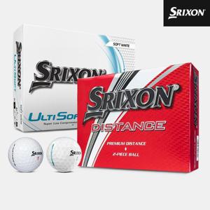 스릭슨 디스턴스/얼티소프트 골프볼[남여공용][화이트][2피스 12알]