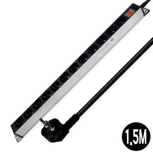 멀티콘센트 멀티탭 서버랙 알루미늄 서버탭 12구 1.5M 16A