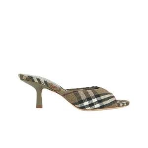 버버리 체크 샌들힐 카키 8105116