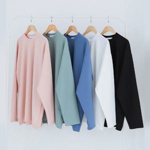 [리빌모아]남자 베이직 링클프리 무지 긴팔 티셔츠 5C5-TSA-Q070