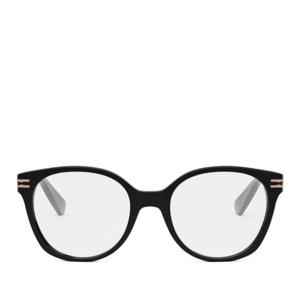 불가리 블랙 라운드 아세테이트 안경테 BV50047I 001 BLACK 52