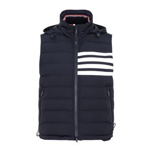 톰브라운 4바 폴리 트윌 패딩 조끼 네이비 FVD015X 07259 415