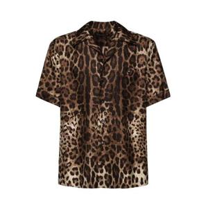 돌체앤가바나 레오파드 프린트 볼링 셔츠 G5JH9TIS1B7 HY13M TP942020828