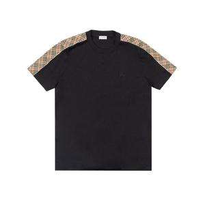 [로로모다] 버버리 체크 트리밍 남성 반팔티 / 8106248