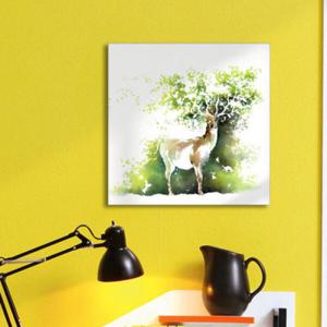 아트박스/꾸밈 pc634-아크릴액자_풍수영생의상징사슴(중형)