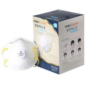 아트박스/오피스큐 1급 방진 마스크 VC102V 흰색 10EA NAVI