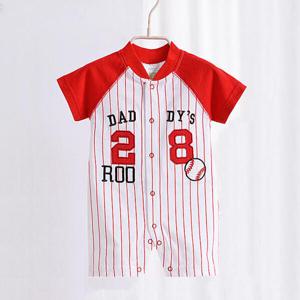 아트박스/엠케이 28루 야구 유아 반팔 우주복(0-12) 302621