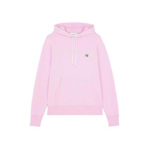 메종 키츠네 그레이 폭스 헤드 패치 클래식 후드 더스티 로즈 GU00335KM0002