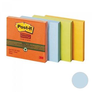 아트박스/3M 3M.포스트잇 강한점착용Greener노트.SSN-654(스카이