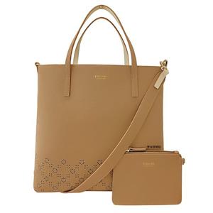 [에스콰이아]25 신상 양면 가죽 투톤 펀칭 포인트 데일리 빅 토트 크로스 버킷백 EOESHB850BE