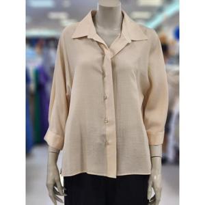 SOUP 여성 프릴넥 칠부 소매 블라우스 SB4LS34