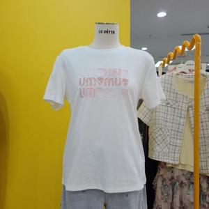 르피타 DP01 자수레터링  티셔츠 L252BTS654