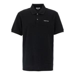 알렉산더 맥퀸 폴로 티셔츠 839229QXAAK1000 White Black