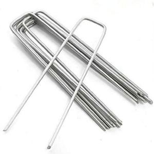 제초 잡초매트 멀칭 고정핀 (대) 100개