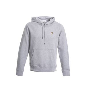 [메종키츠네] 폭스 헤드 패치 레귤러 후드 티셔츠 LM00702KM0001_H120_GREY