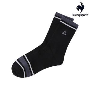 [르꼬끄] 남녀공용 베이직 미드삭스 QQ323ASC73_BLK QQ323ASC73