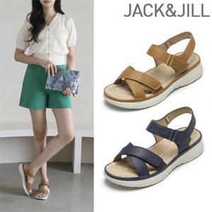 잭앤질 이중찍찍이 쿠셔닝샌들(JB3401)