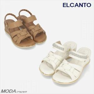 [엘칸토]경량 쿠션UP 투웨이 베다 여성 샌들 1XWW46X_GN