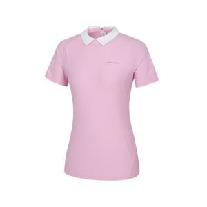 [와이드앵글]여성 TO PRO 펀칭 믹스 집업 폴로 티셔츠 WWM24231P7