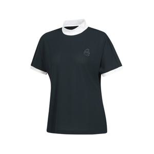 [와이드앵글]여성 CO 메쉬 믹스 하이넥 티셔츠 WWM24274G9