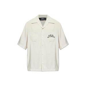 아미이리 로고 자수 반팔 셔츠 AMSTCA11540 271 TP946813024