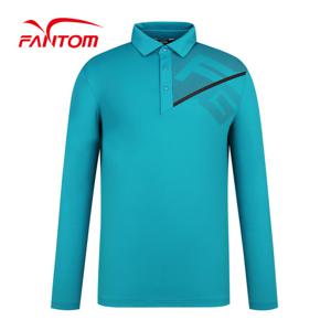 [팬텀] 남성 로고 프린트 카라 긴팔 티셔츠 212C1TO903_BL