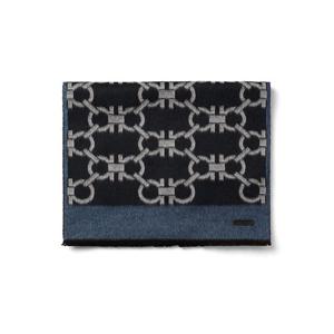 페라가모 52 0034 0740714 (520034 740714) 간치니 자카드 실크 캐시미어 스카프