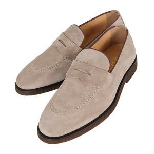 브루넬로쿠치넬리 25FW 남성 스웨이드 로퍼 베이지 MZUPEAE705 C6761