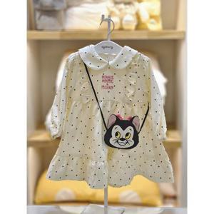 아가방 세이브존02 아이보리 도트원피스(가방) 03s524052