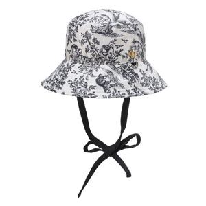[헤지스ACC]Toile de Jouy 네이비 리본스트랩 버킷햇 HILG5E009N2