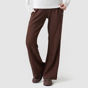 [르꼬끄공식] 여성 부츠컷 케이블 자가드 팬츠 (QQ322OFP92)