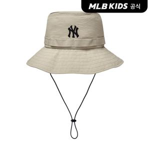 [MLB키즈 공식] 25N 아웃도어 베이직 버킷햇 NY (Mg.Beige) 7AHTB055N-50BGM