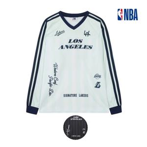 [엔비에이]남녀공용 맨투맨티셔츠 긴팔티 슬리브 오버핏 빅사이즈 메쉬 (N231ST162P)