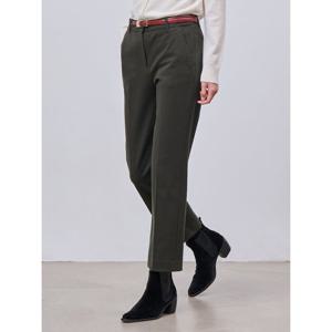 [빈폴레이디스]기모 스트레이트 팬츠 카키 (BF4921C15H)