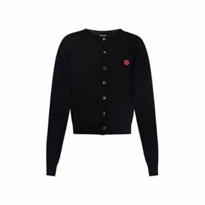 겐조 보크 플라워 자수 울 가디건 블랙 여성 FF6 2CA718 3LB 99J