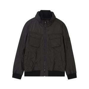 [버커루]공용 나일론 시레 하이넥 지퍼장식 패딩 점퍼 B245Z2220P