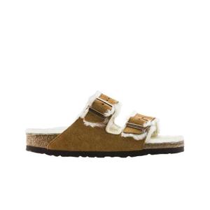 버켄스탁 아리조나 셔링 스웨이드 레더 밍크   레귤러 1001128