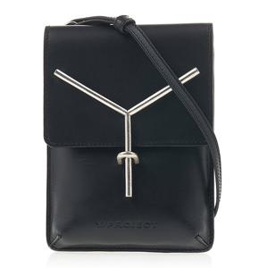 [Y프로젝트] 남성 Y로고 미니 크로스백 WBAG15S23S27 BLACK SILVER (스크래치)