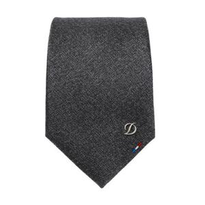 [에스티듀퐁(셔츠)]삼색 로고 포인트 슬림 솔리드 타이TE5FM61KA013TGY