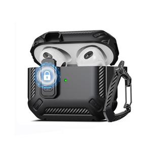 에스엠 원 에어팟 4 아머 보호 케이스_블랙