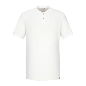 [페라로밀라노] (정가159000) 조직 헨리넥 티셔츠 화이트 (AM0EKS25331)